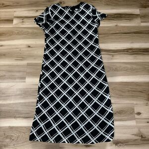 Vintage Maggy London Printed Button Dress With Shoulder Pads Women’s 12